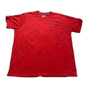 Under Armour Red Mens Loose Shirt Size Large